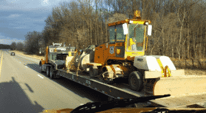construction equipment towing and transport