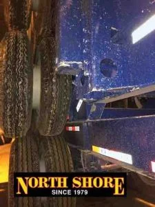 Bad Stacking of Semi Towing of Chassis
