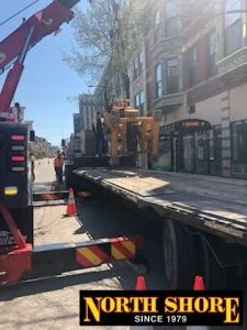 Trailer Breakdown Leads to Equipment Towing