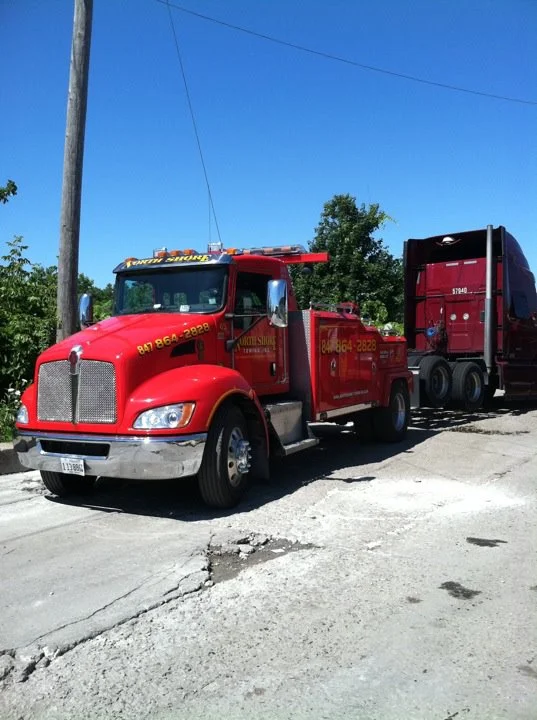 semi truck towing