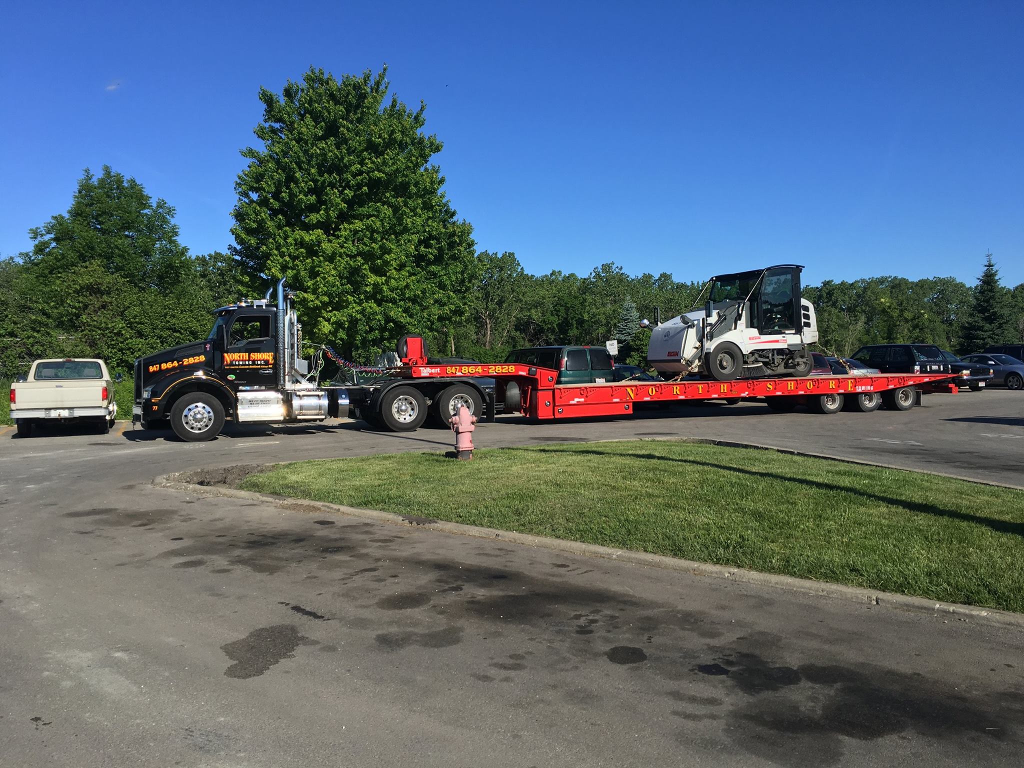 heavy equipment towing and transport